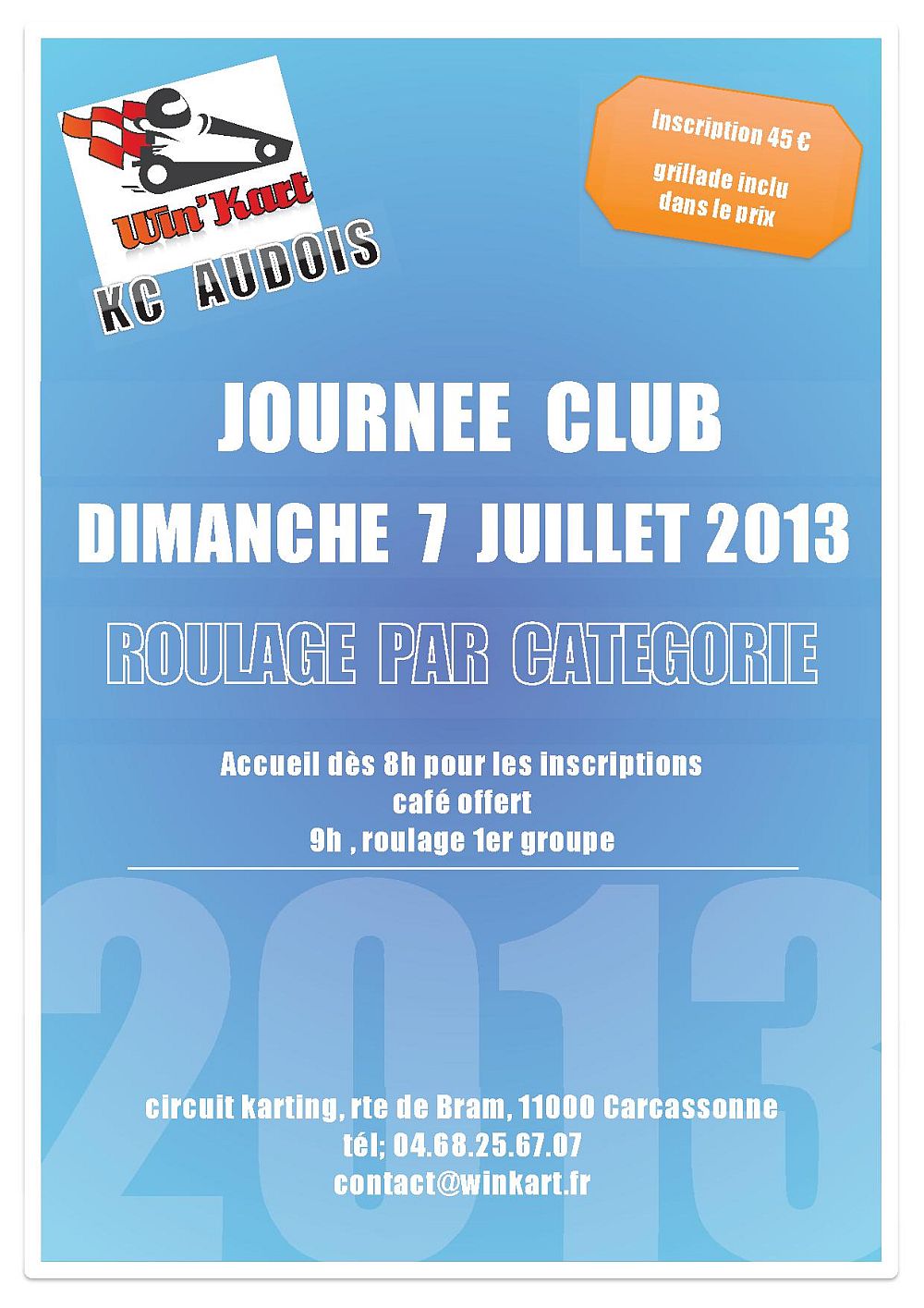 journee club win kart 2013