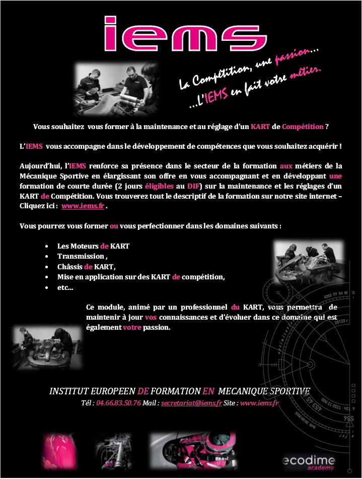 pub formation courte kart