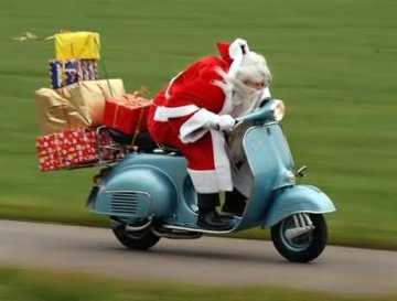 scooter pere-noel