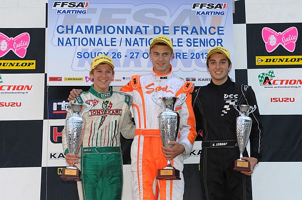 podium du championnat de france nationale soucy